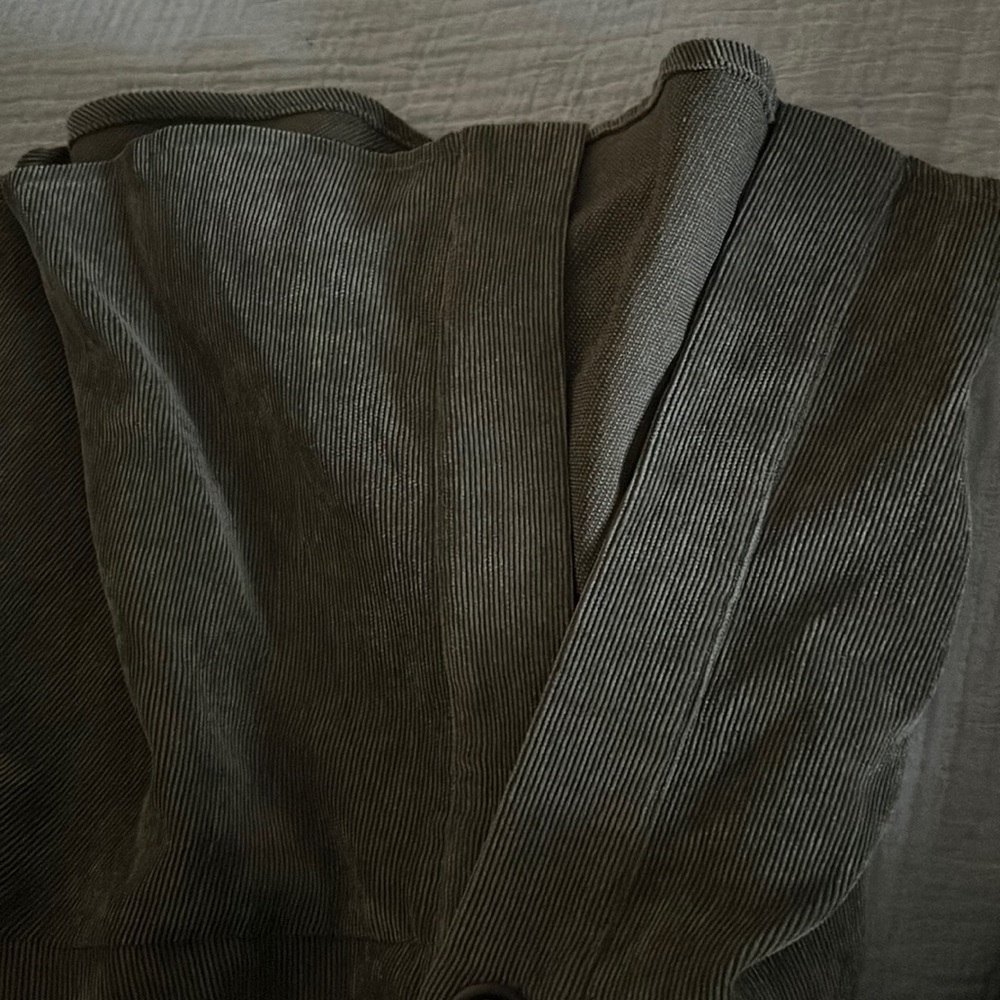 Lulus Doing My Thing Olive Green Corduroy Trumpet Hem Midi Skirt - Picture 7 of 7